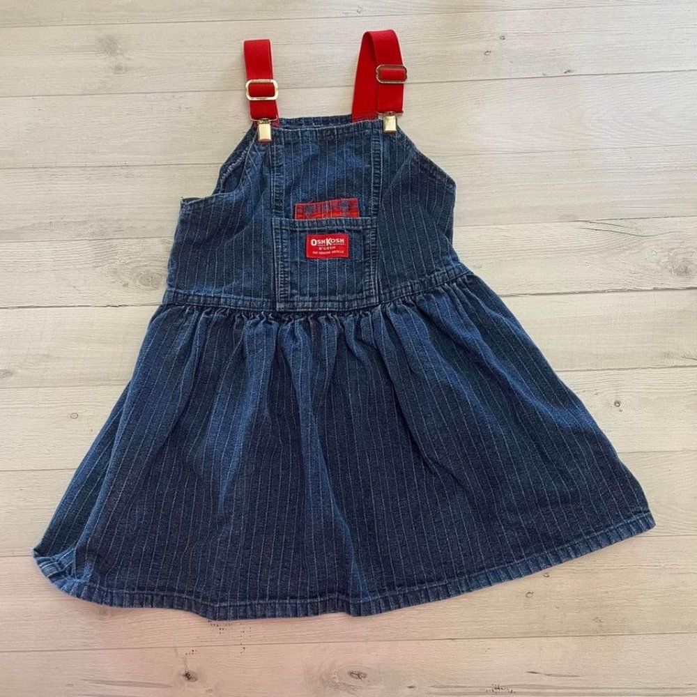 vintage OshKosh B’Gosh denim jumper size 6